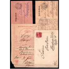 1916 - Tysk Rige - Feltpostkarte mm - Stemplet.